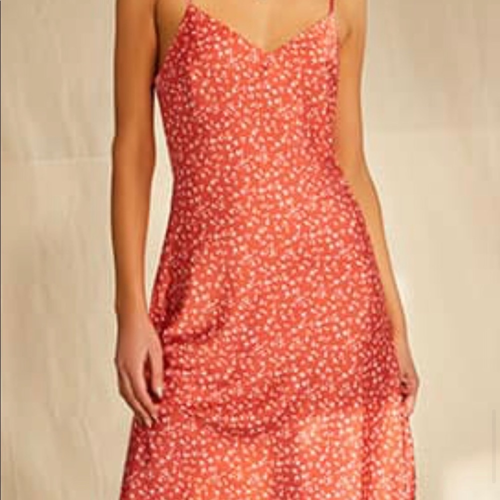 Floral Satin Cami Dress